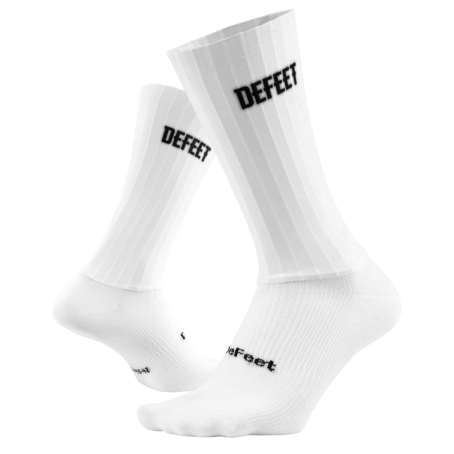 DeFeet Evo Jet 6.75" Socks 12-14 X-Large White-Goodwynn'sGoodwynn's