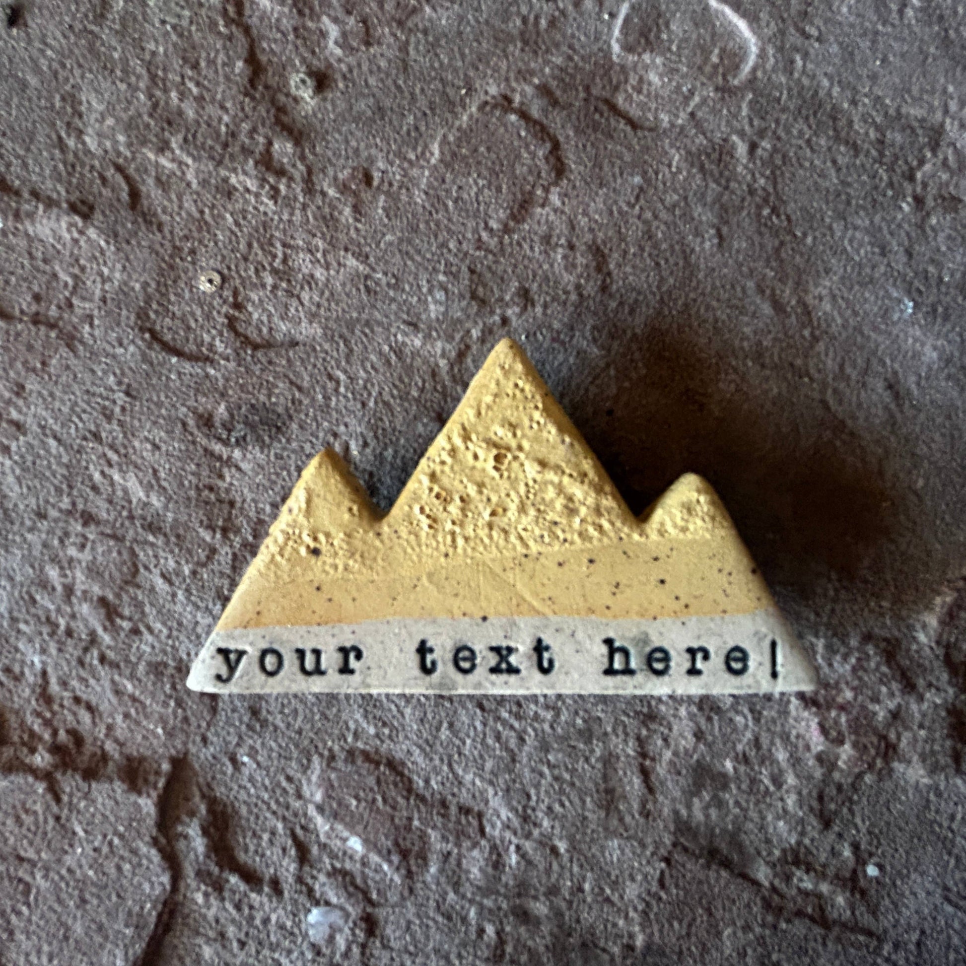 Mountain Bound Pottery - Customizable Mountain Magnet- MADE TO ORDER-Goodwynn'sGoodwynn's