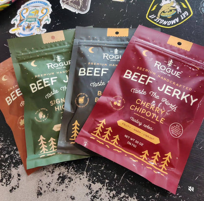 Rogue Jerky Co. - FREE Display Package: 16 Of Each Beef Jerky Flavor!