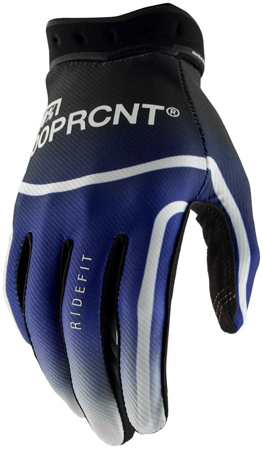 100% Ridefit Gloves - Blue X-Large-Goodwynn's