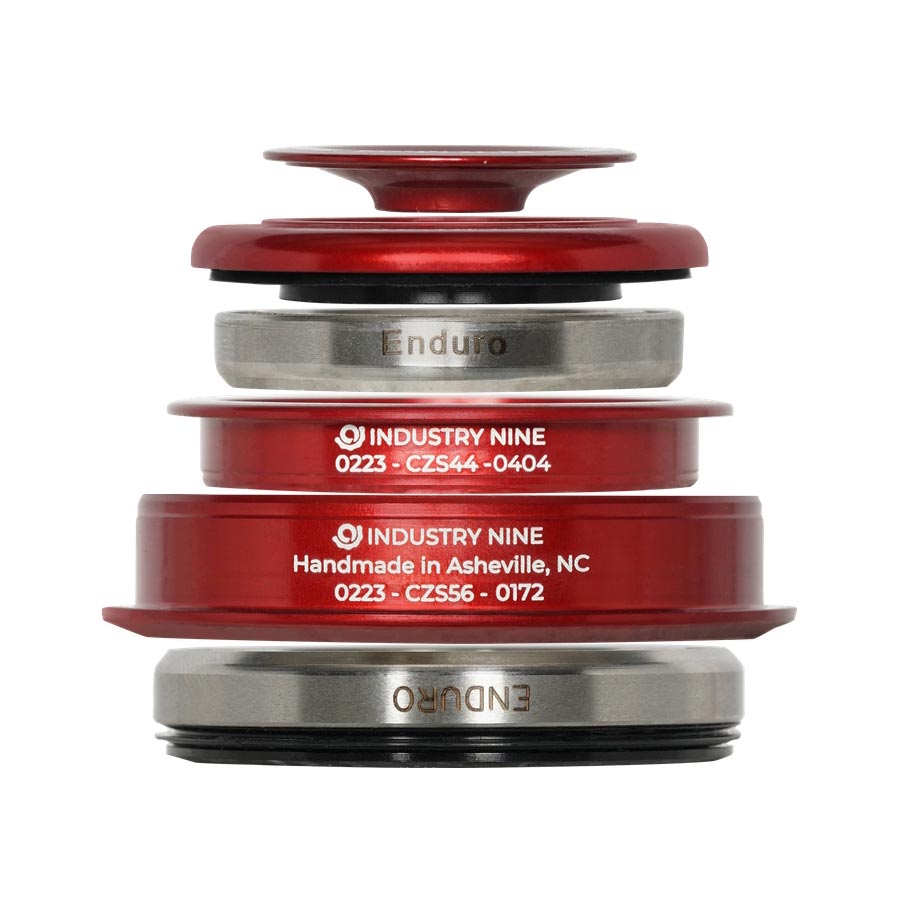 Industry Nine iRiX ZS44/ZS56 Headset : ZS44/28.6 | ZS56/40 ZeroStack Complete Red-Goodwynn'sGoodwynn's