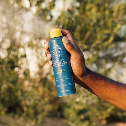 Oars + Alps - Men's Hydrating Antioxidant SPF 50 Spray, with Vitamin C