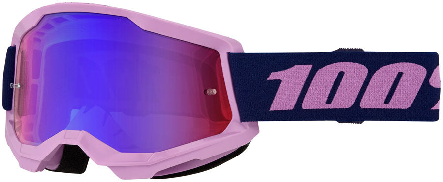 100% STRATA 2 Goggle Purple - Red/Blue Mirror Lens-Goodwynn'sGoodwynn's