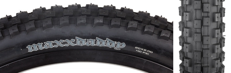 Maxxis Maxx Daddy Tire - 20 x 2 Clincher Wire Black Single-Goodwynn'sGoodwynn's