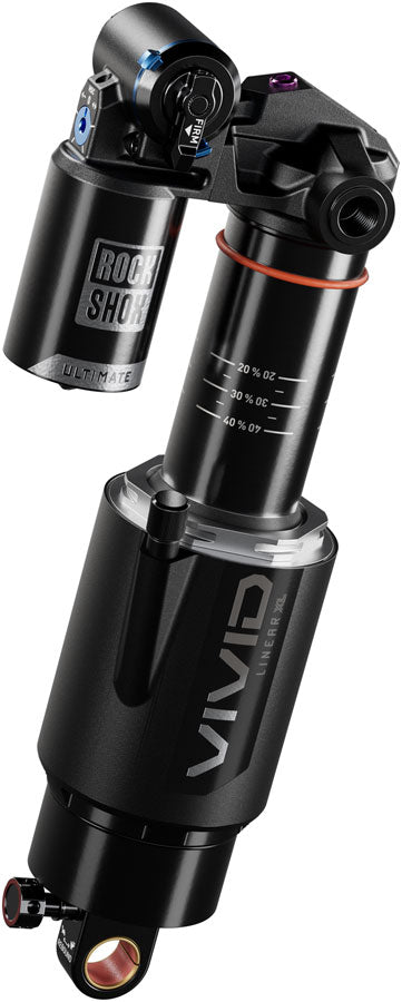 RockShox Vivid Ultimate RC2T Rear Shock - 205 x 62.5 mm Linear XL Air 2 Tokens Reb 55 / Comp 34 L/O 45 Standard Trunnion D1