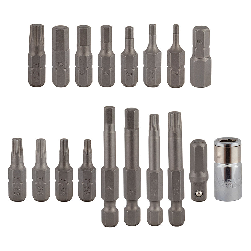Pedros Hex Bit Set II Hex Wrenches 18 Pieces-Goodwynn'sGoodwynn's