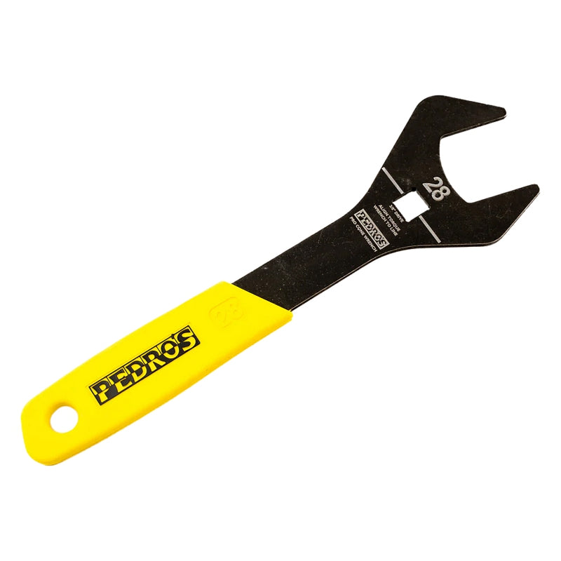 Pedros Pro Cone Wrench Cone Wrench Yellow/Black 28mm 6462128 3/8`-Goodwynn'sGoodwynn's