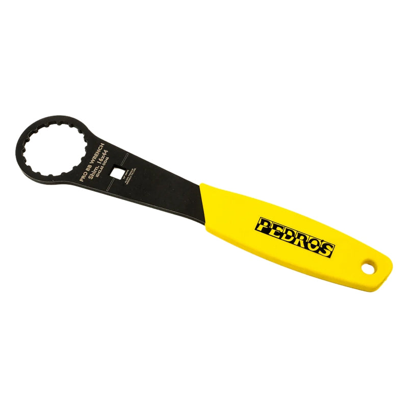 Pedros Pro BB Socket Wrench Bottom Bracket Wrench Yellow/Black 16-Notch 44mm 6460242 3/8`-Goodwynn'sGoodwynn's