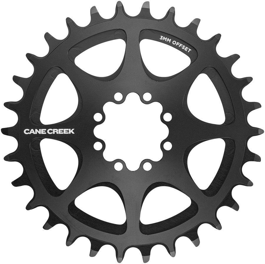 Cane Creek Direct Mount Chainring - 32t 8-Bolt Direct Mount 3mm Offset Black-Goodwynn'sGoodwynn's