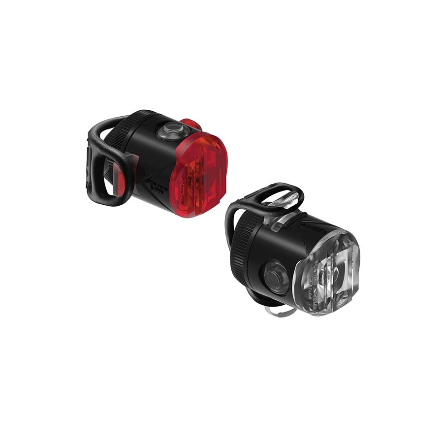 Lezyne Femto USB-C Drive Headlight and Taillight Set - Black