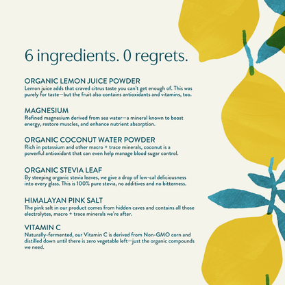GOODONYA - Organic Hydration™ Stick Pack (12 Single-Serve Sticks)