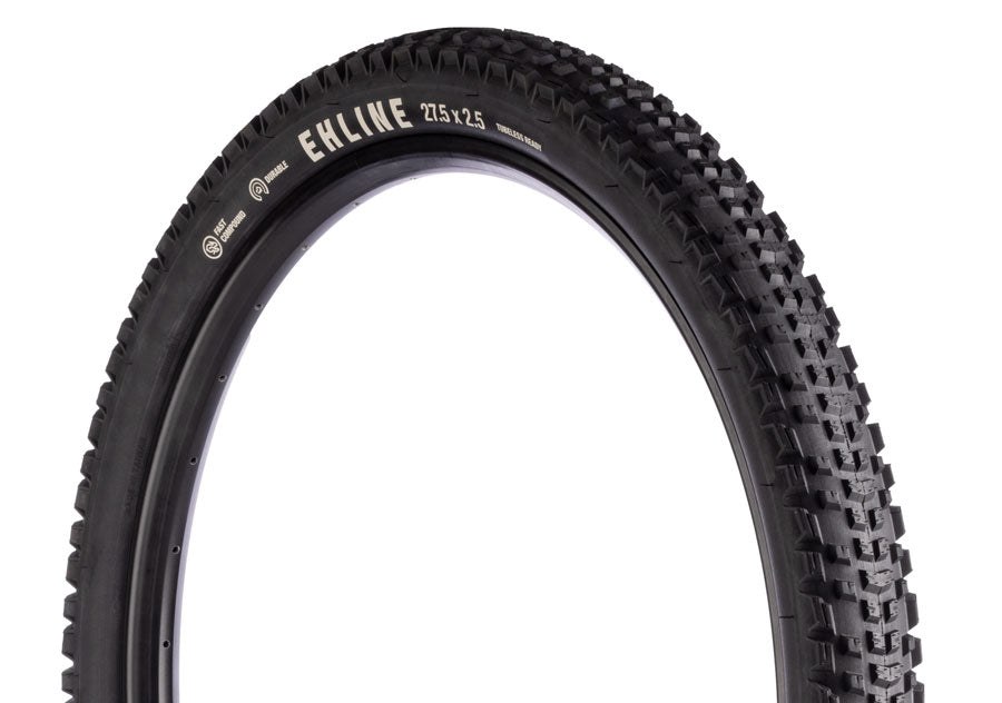 Teravail Ehline Tire - 27.5 x 2.5 Tubeless Folding BLK Durable Fast Compound-Goodwynn'sGoodwynn's