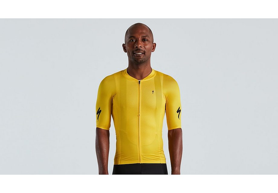 Specialized sl r logo jersey ss men golden yellow xs