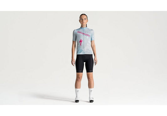 Specialized Sbc Foundation Graphic Jersey Ss Wmn Sea Foam/Rebel Pink Focal Xl-Goodwynn's