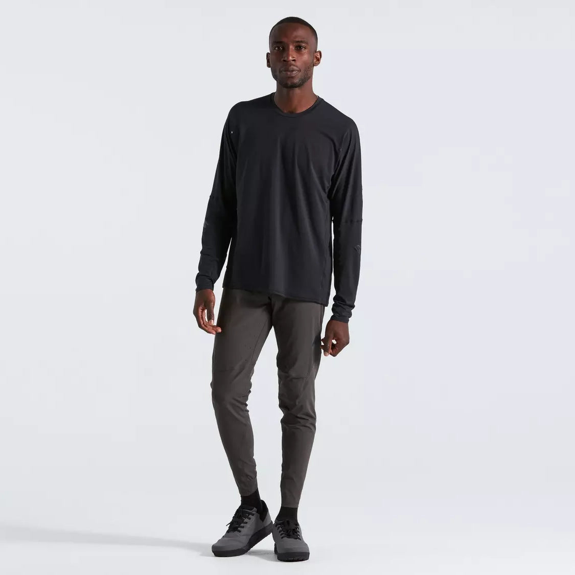 Specialized Trail Air Jersey LS Men Black Cycling Shirt Long Sleeve MTB Top-Goodwynn&#39;sGoodwynn&#39;s