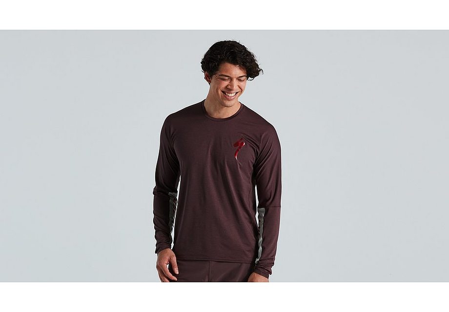 Specialized Trail Air Jersey Ls Men Cast Umber M