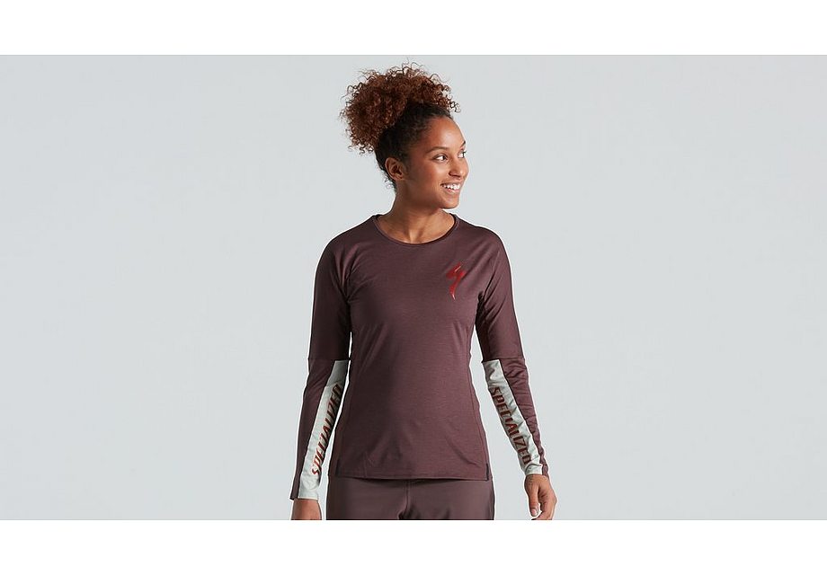 Specialized Trail Air Jersey Ls Wmn Cast Umber M