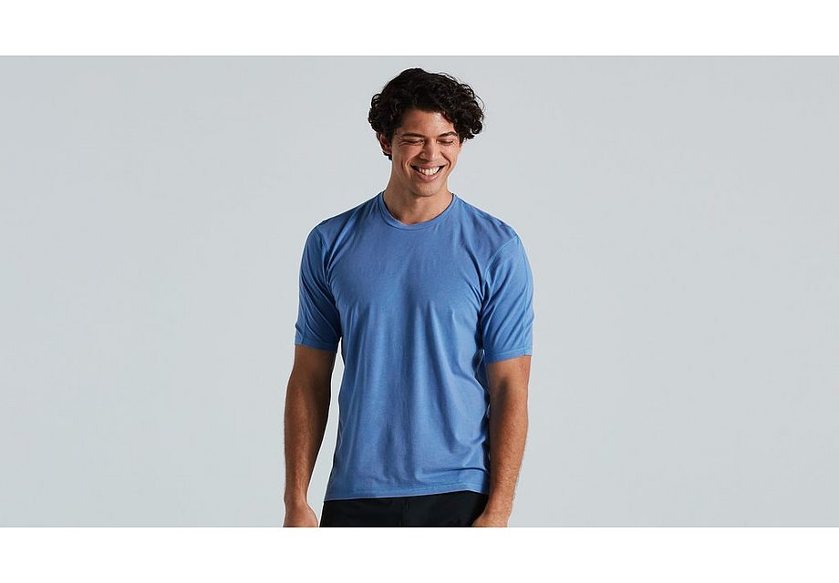 Specialized Trail Supima Mineral Wash Jersey Ss Men Sky Blue Xs-Goodwynn'sGoodwynn's