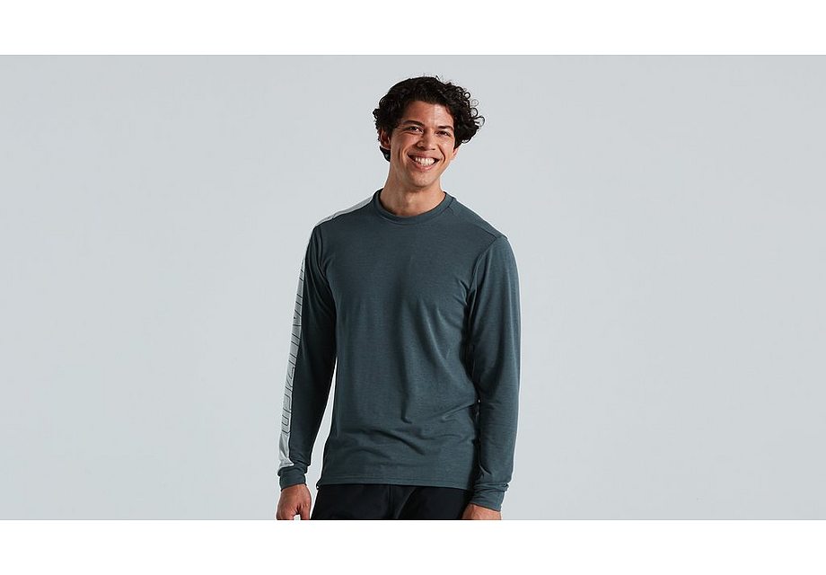 Specialized Trail Jersey Ls Men Cast Battleship S
