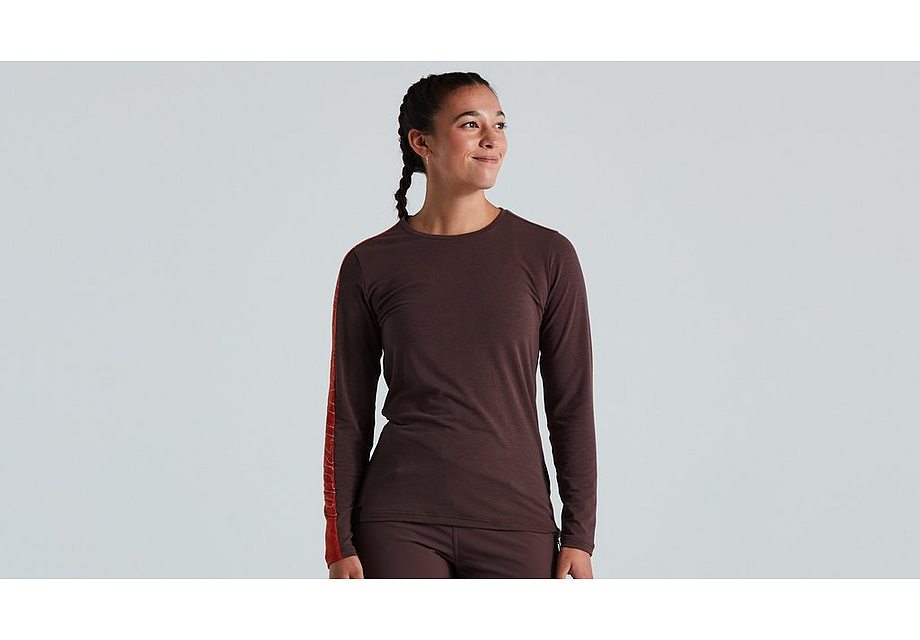 Specialized Trail Jersey Ls Wmn Cast Umber M