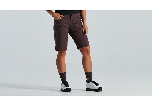 Specialized trail short w/liner wmn cast umber xs-Goodwynn's