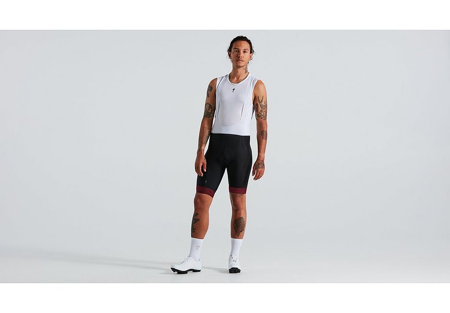 Specialized sl blur bib short men maroon xs