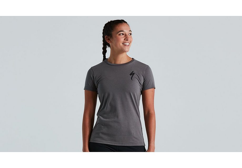 Specialized S-Logo Tee Ss Wmn Smoke Xs-Goodwynn'sGoodwynn's