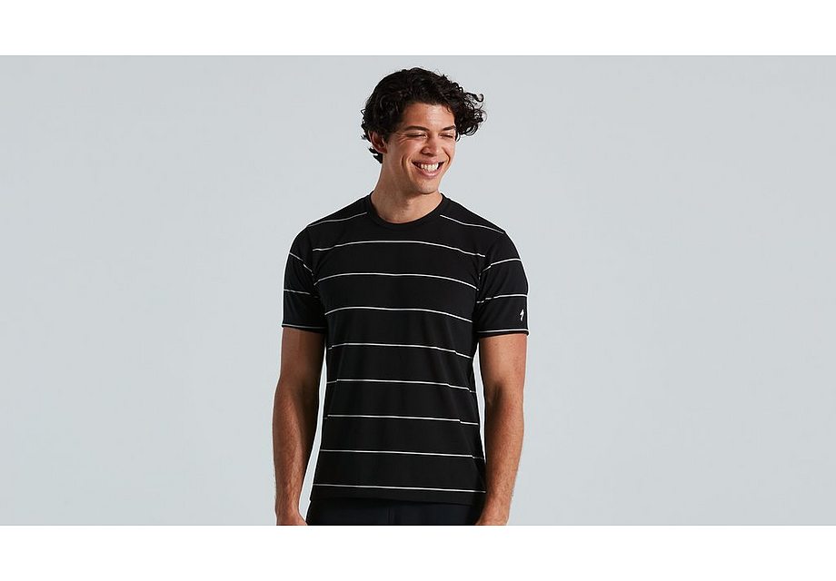 Specialized Trail Stripe Tech Tee Ss Men Black Xl-Goodwynn'sGoodwynn's