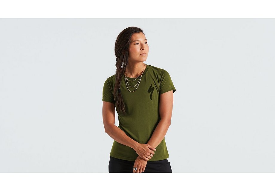 Specialized s-logo tee ss wmn olive green l