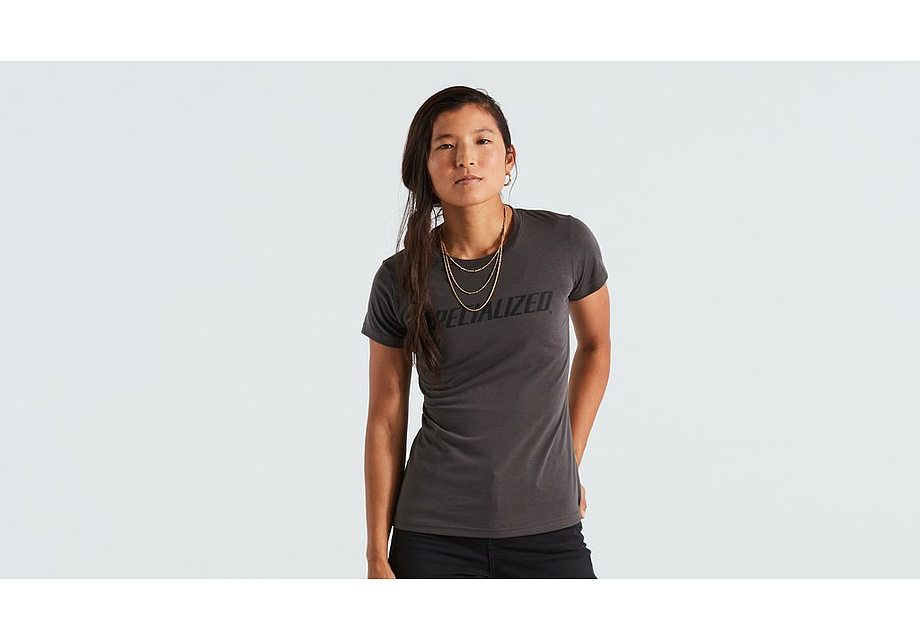 Specialized wordmark tee ss wmn charcoal l