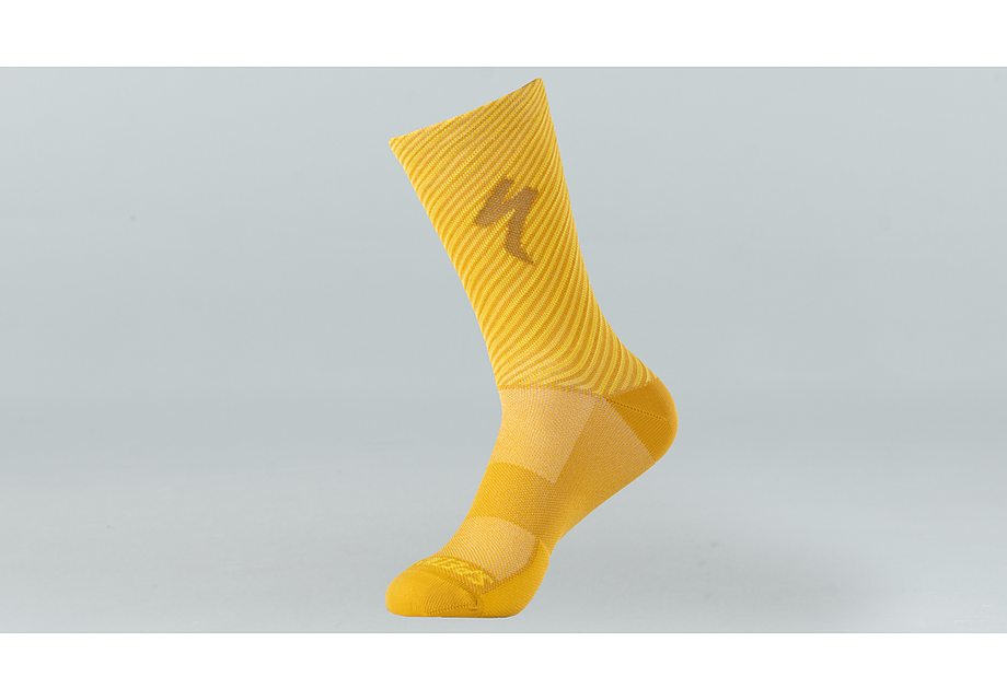 Specialized Soft Air Tall Sock Brassy Yellow/Golden Yellow Stripe L-Goodwynn'sGoodwynn's