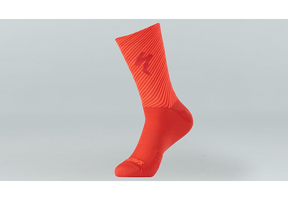 Specialized Soft Air Tall Sock Flo Red/Rocket Red Stripe M-Goodwynn'sGoodwynn's