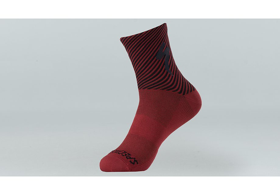 Specialized soft air mid sock crimson/black stripe m-Goodwynn'sGoodwynn's