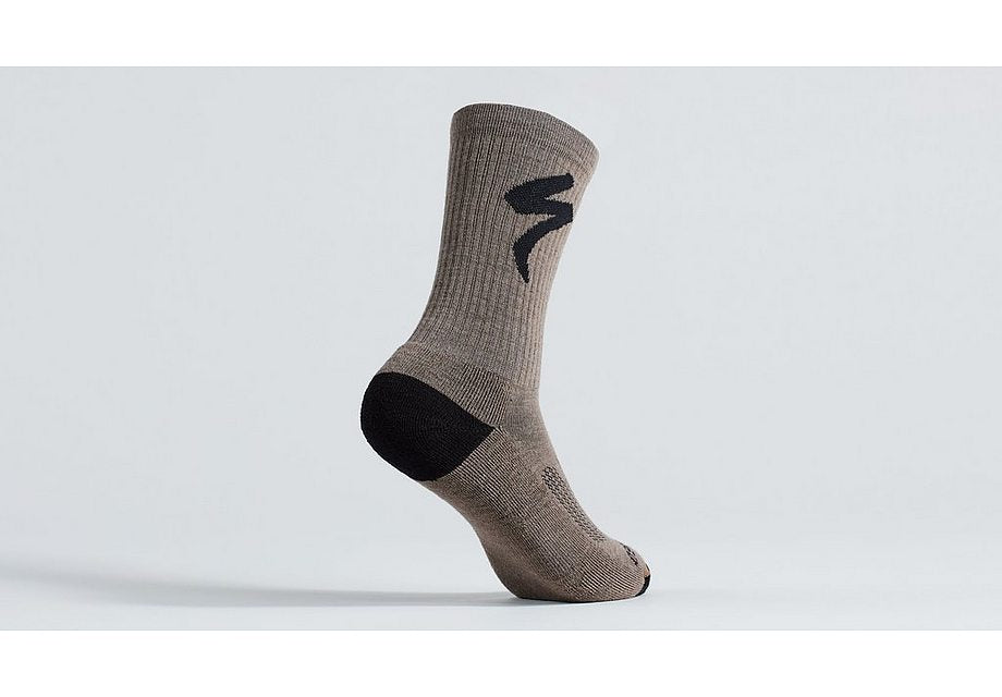 Specialized merino midweight tall logo sock gunmetal s-Goodwynn'sGoodwynn's