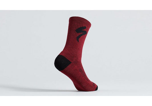 Specialized merino midweight tall logo sock maroon m-Goodwynn's