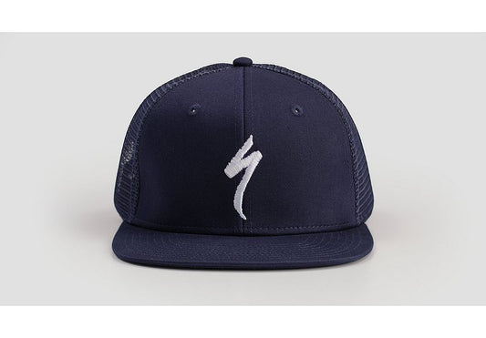 Specialized trucker hat dark navy/white s logo one size-Goodwynn's