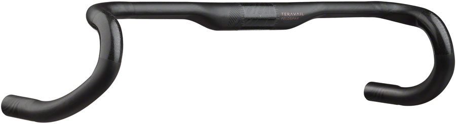 Teravail Feldspar Carbon Drop Handlebar - Carbon 31.8mm 44cm Black-Goodwynn'sGoodwynn's