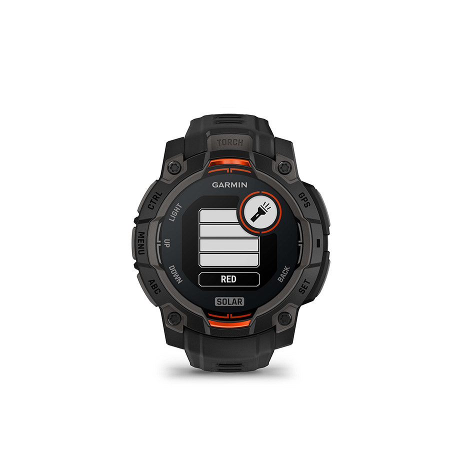 Garmin Instinct 3 45mm Solar Watch Watch Color: Black Wristband: Black - Silicone-Goodwynn'sGoodwynn's