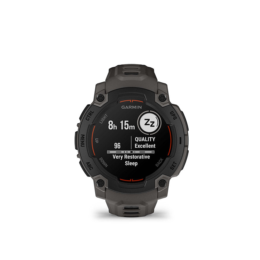 Garmin Instinct E 45mm Watch Watch Color: Black Wristband: Charcoal - Silicone-Goodwynn&#39;sGoodwynn&#39;s