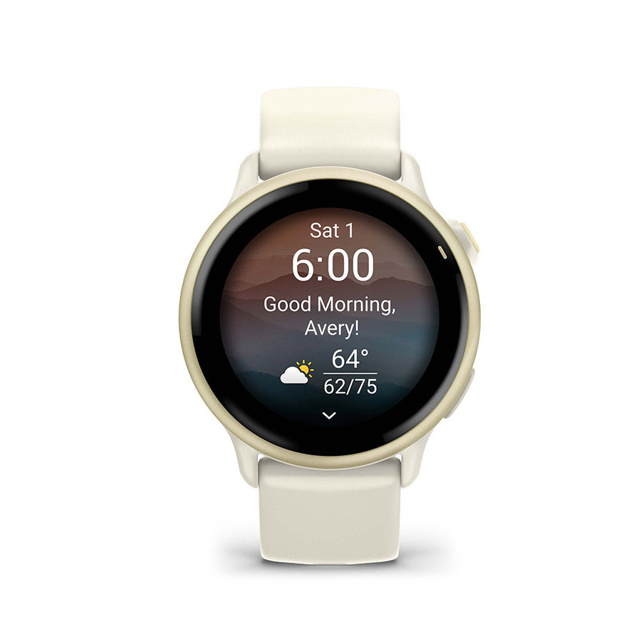 Garmin vivoactive 6 Watch Watch Color: Gold Wristband: Bone - Silicone-Goodwynn'sGoodwynn's