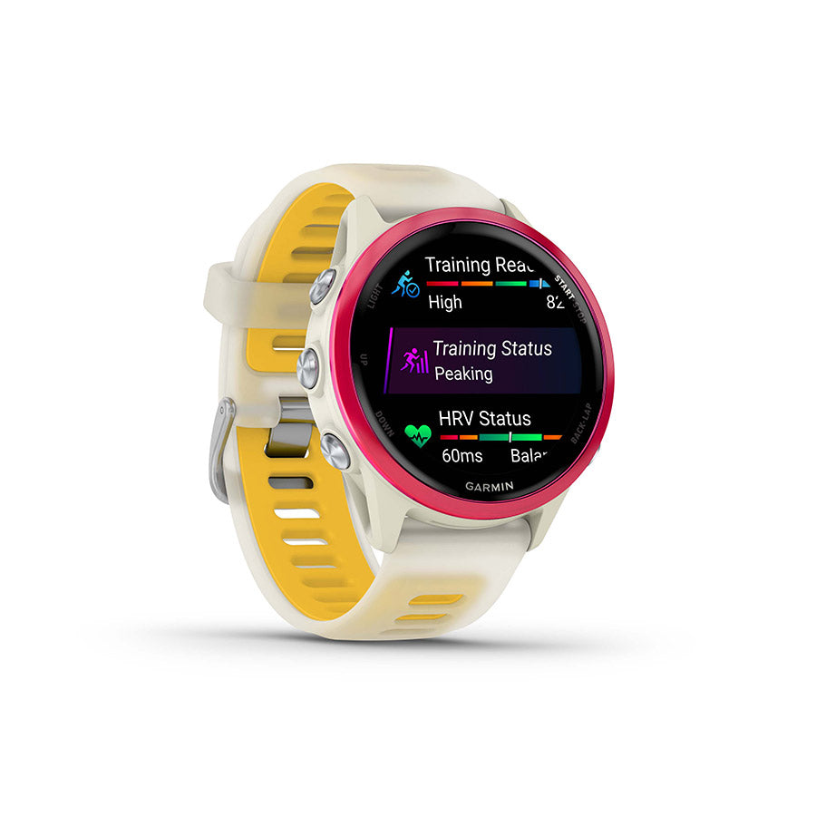 Garmin Forerunner 570 42mm Watch Watch Color: Bone Wristband: Translucent Bone/Mango - Silicone-Goodwynn'sGoodwynn's