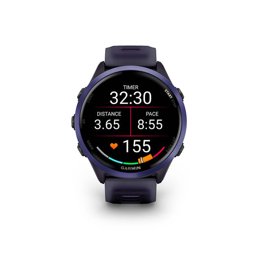Garmin Forerunner 570 47mm Watch Watch Color: Indigo Wristband: Translucent Imperial Purple/Indigo - Silicone-Goodwynn's