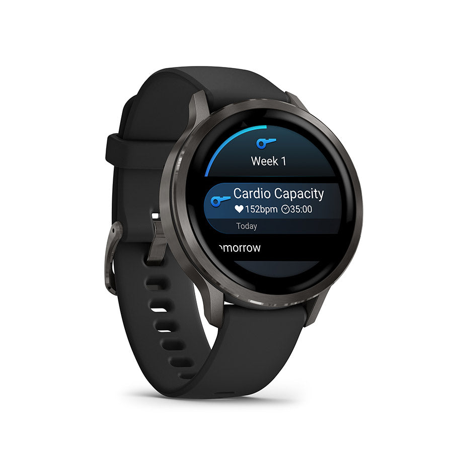 Garmin Venu 4 41mm Watch Watch Color: Slate Wristband: Black - Silicone-Goodwynn'sGoodwynn's