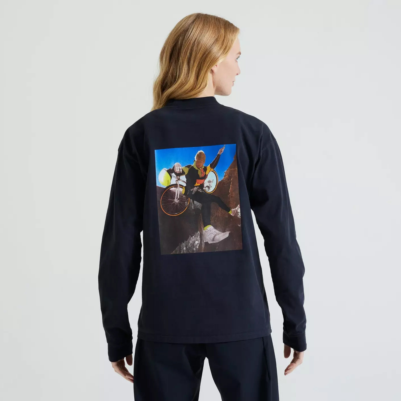 Specialized graphic relaxed tee ls black hrtg graphic xs