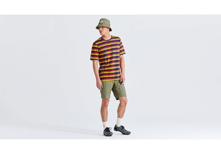 Specialized s/f cotton striped tee ss men multi l