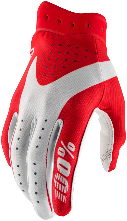 100% Itrack Gloves - Red Small-Goodwynn's