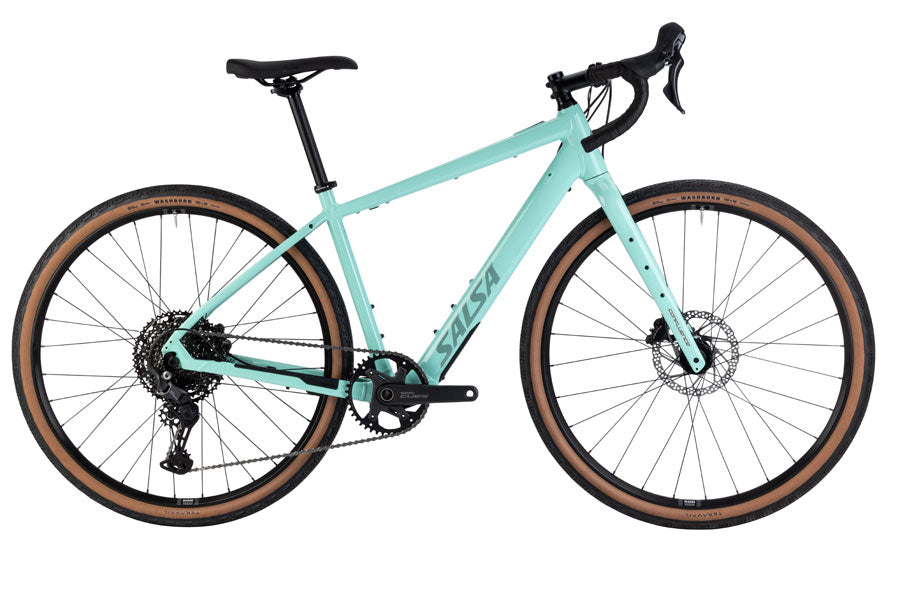 Salsa Confluence Drop Bar Cues 11 eBike - 700c Aluminum Spearmint Green 57cm-Goodwynn'sGoodwynn's