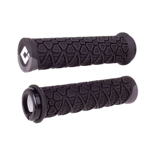 ODI Vanquish Grips - Black/Graphite Lock-On-Goodwynn's
