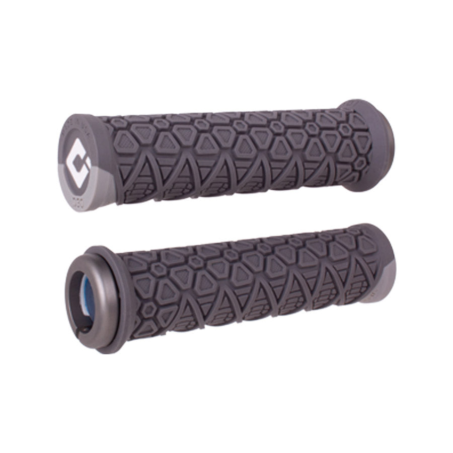 ODI Vanquish Grips - Graphite/Gray Lock-On-Goodwynn'sGoodwynn's