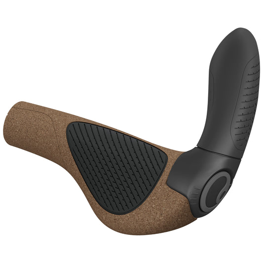 Ergon GP4 Evo BioKork Grips Small Brown/Black-Goodwynn's